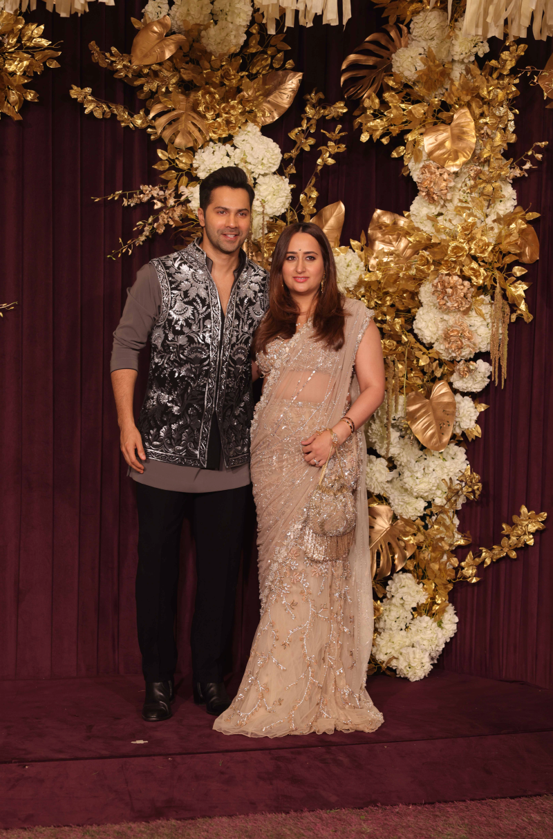 Varun Dhawan in our Silver Embroidered Bandi Set